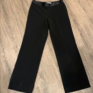 Super flattering black wide leg pants